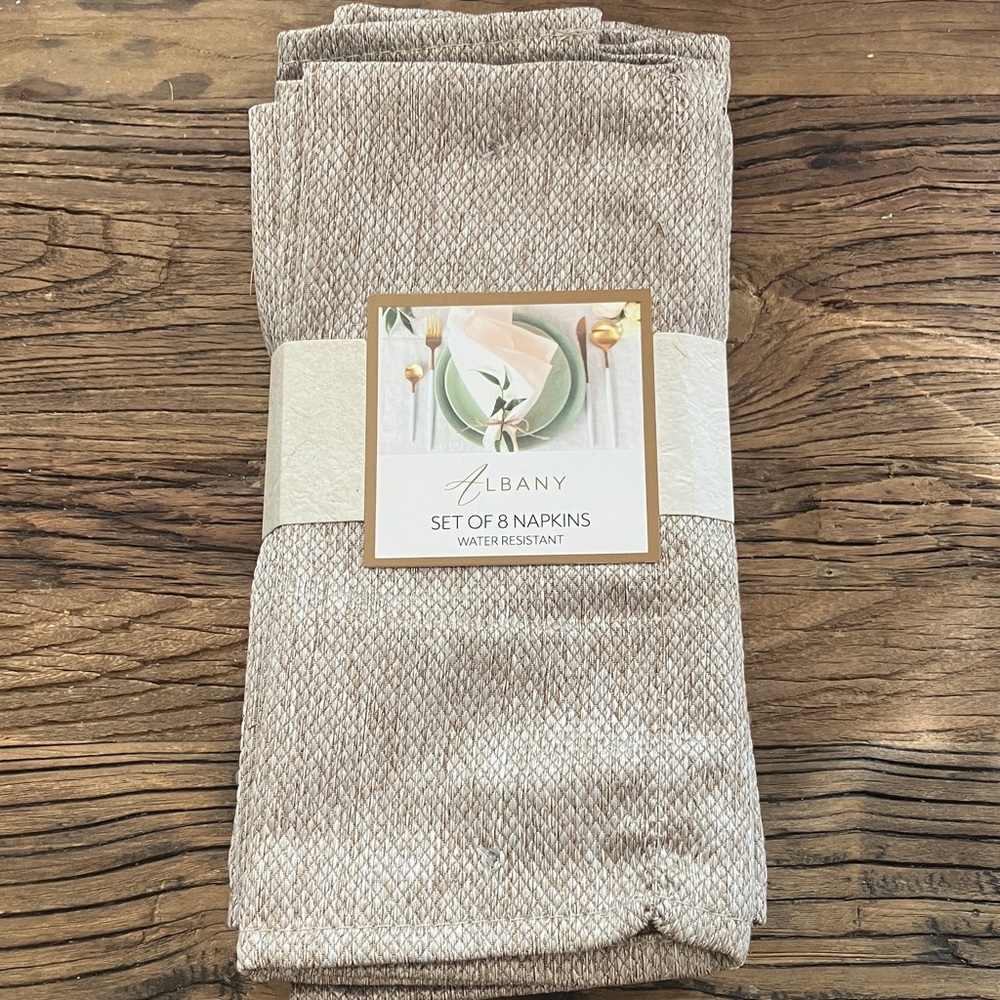 Albany Water Resistant Napkins Set of 8